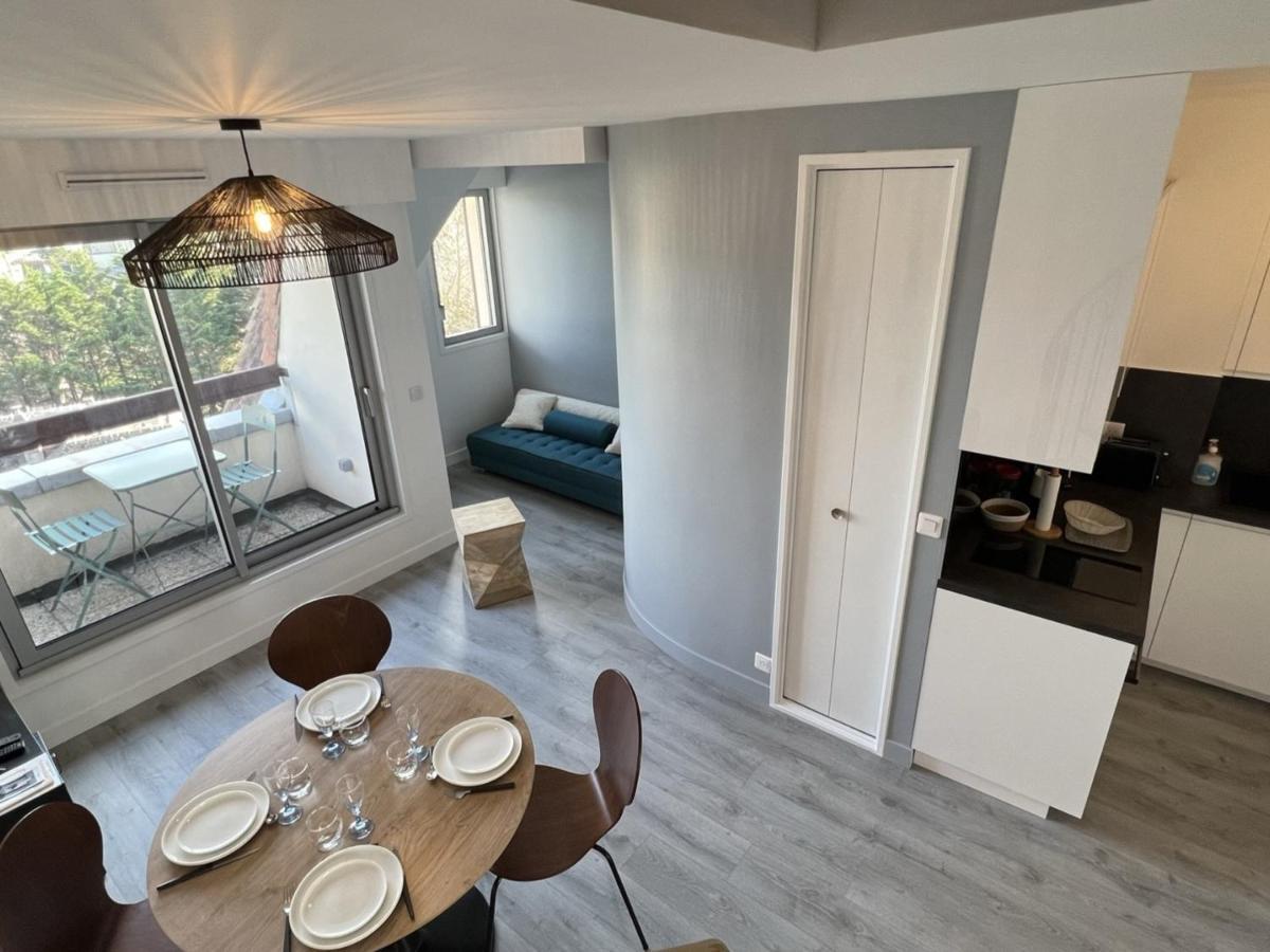 Cabourg : Duplex Renove 2 Pieces, Acces Direct Plage, Fibre, Parking, Cuisine Equipee, 4 Pers. - Fr-1-487-351 Luaran gambar